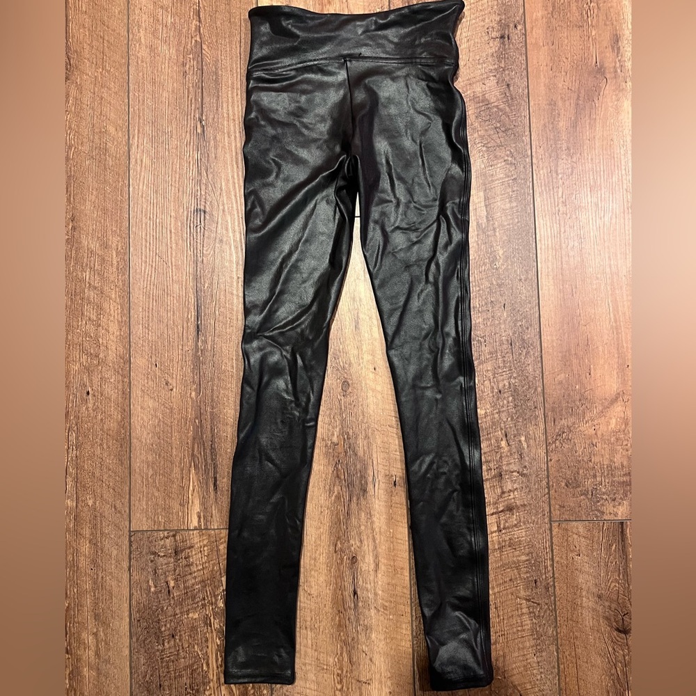 NWT SPANX Faux Leather Leggings, XS - Picture 7 of 9